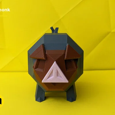Lechonk Low Poly Pokemon