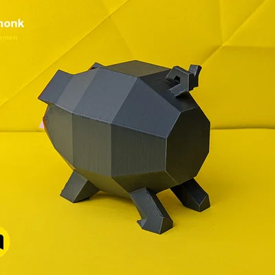 Lechonk Low Poly Pokemon