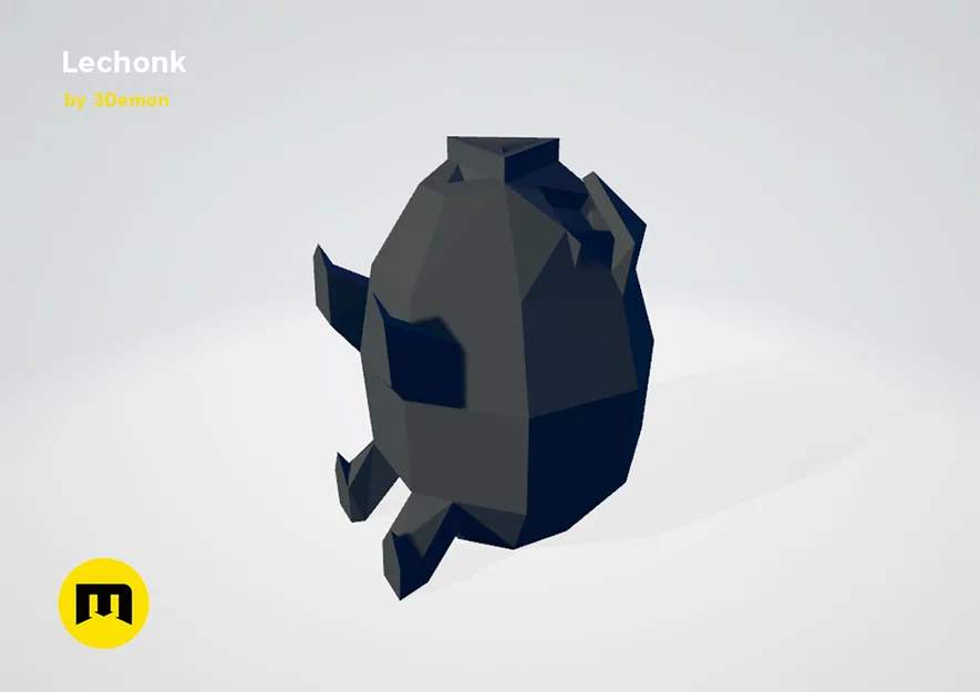 Lechonk Low Poly Pokemon - Image 9