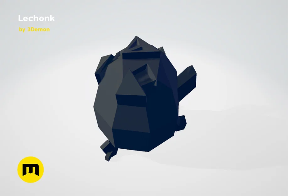Lechonk Low Poly Pokemon - Image 11