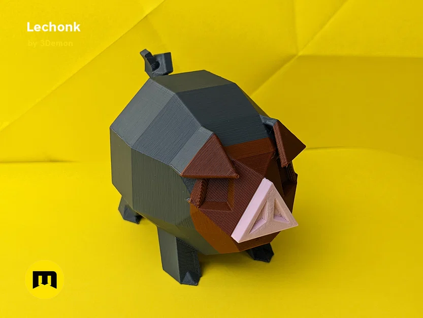 Lechonk Low Poly Pokemon - Image 14