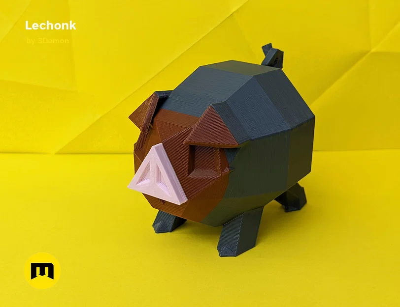 Lechonk Low Poly Pokemon - Image 15