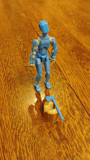 Bộ phụ kiện rìu và khúc gỗ cho mô hình Dummy 13 - In 3D độc đáo - Image 6