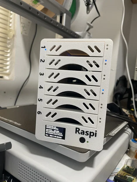 Raspberry Pi 5 NAS 6SATA - Image 1