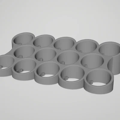 Khay Đựng Sơn 35mm Cho Người Chơi Mô Hình - File In 3D Tiện Dụng