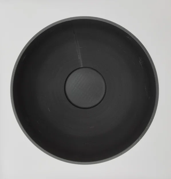 Tô (Bowl) Low Poly Cỡ Lớn Có Chân – Thiết Kế Designer - Image 3