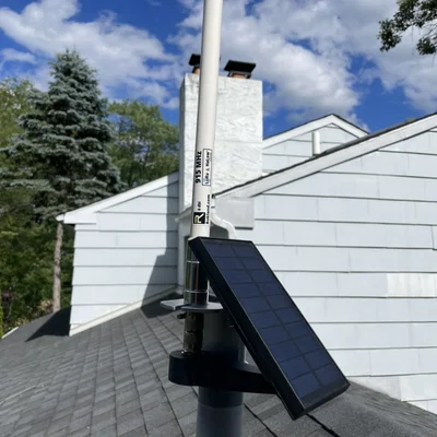 Giá đỡ anten N-Type cho Meshtastic từ đèn solar Harbor Breeze (Antenna Mount)