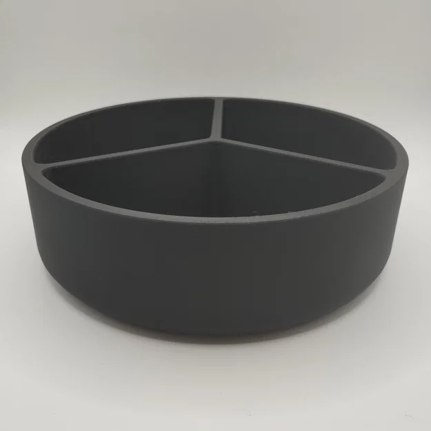 Khay Đựng Snack Thiết Kế Thẳng 3 Ngăn (Three Options) - Image 2