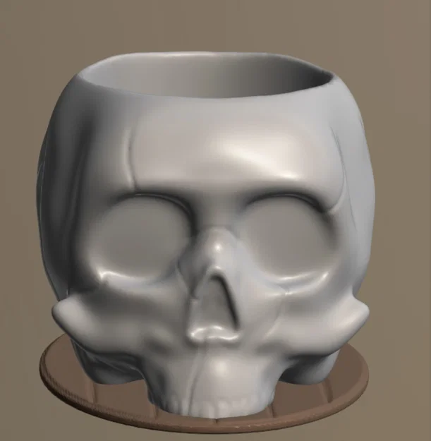 Mô hình Skull Cup (Cốc đầu lâu) in 3D trang trí độc đáo - Image 1
