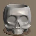 Mô hình Skull Cup (Cốc đầu lâu) in 3D trang trí độc đáo - Thumbnail 1