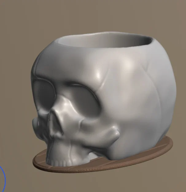 Mô hình Skull Cup (Cốc đầu lâu) in 3D trang trí độc đáo - Image 2