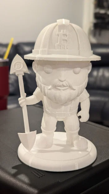 Tượng mô hình thợ đào Bitcoin (Bitcoin miner figurine) - Image 2