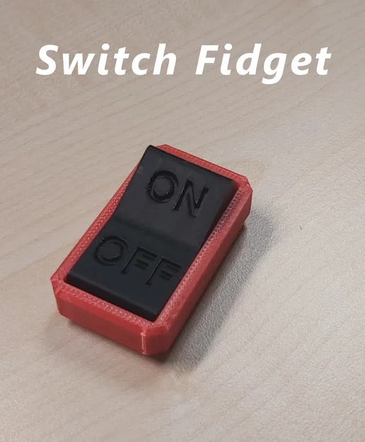 Đồ chơi giảm căng thẳng Toggle Switch Fidget in 3D - Image 1