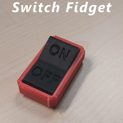 Đồ chơi giảm căng thẳng Toggle Switch Fidget in 3D