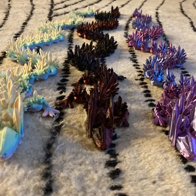 Rồng Pha Lê 33 inch Extra Flexi Rustic (Crystal Dragon)
