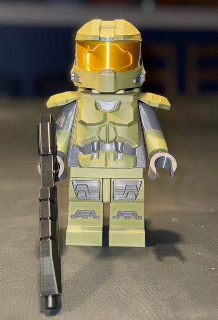 Halo Master Chief Brick MegaFigure (Tỉ lệ 5:1) - Image 1