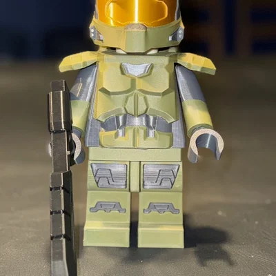 Halo Master Chief Brick MegaFigure (Tỉ lệ 5:1)