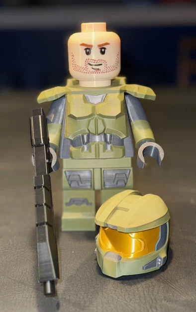 Halo Master Chief Brick MegaFigure (Tỉ lệ 5:1) - Image 3