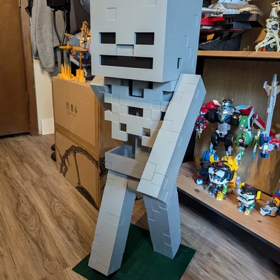 Mô hình Minecraft Skeleton khớp nối khổng lồ cao 3 feet (Action Figure)