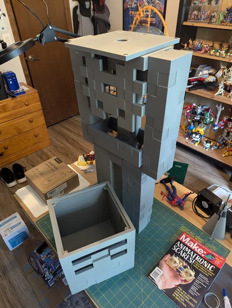 Mô hình Minecraft Skeleton khớp nối khổng lồ cao 3 feet (Action Figure) - Image 2