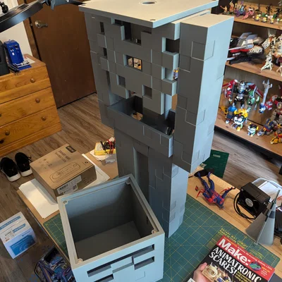 Mô hình Minecraft Skeleton khớp nối khổng lồ cao 3 feet (Action Figure)