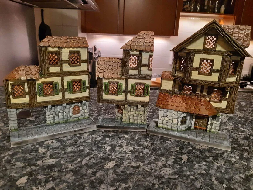 Book nook – Mô hình book nook phong cách Tudor (12 phần) - Image 7