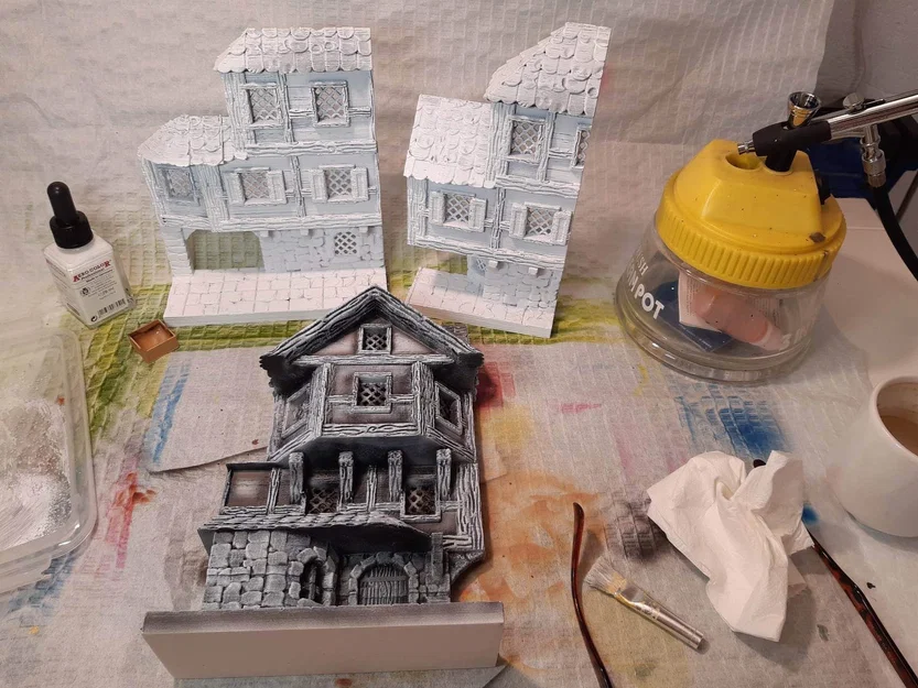 Book nook – Mô hình book nook phong cách Tudor (12 phần) - Image 9