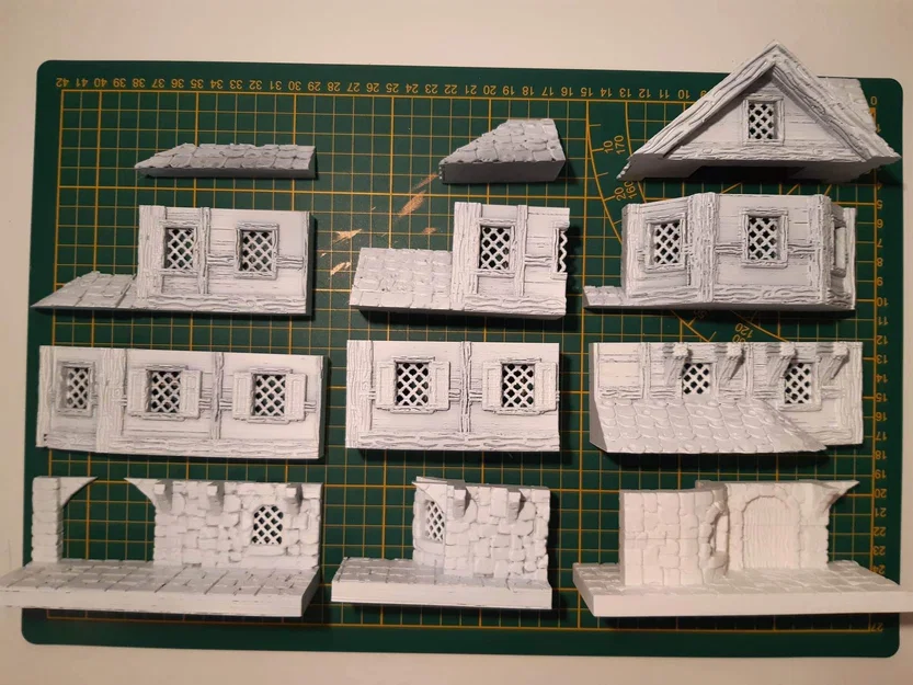 Book nook – Mô hình book nook phong cách Tudor (12 phần) - Image 10