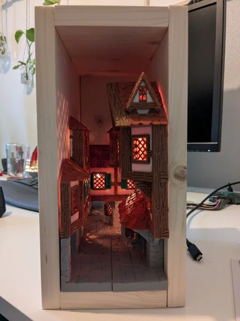 Tudor Book Nook – Mô hình book nook phong cách Tudor - Image 5