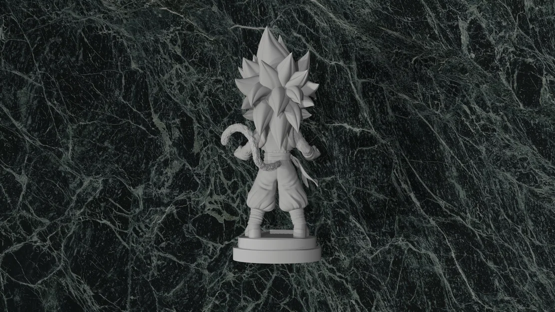 Gogeta SSJ4 Chibi Dragon Ball GT #36 - Image 3