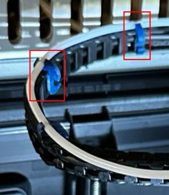 Ngàm gắn cable chain PTFE cho K1/K1 Max - Image 1