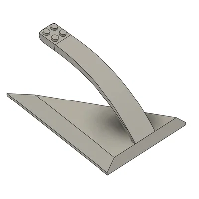 Chân đế trưng bày mô hình tàu chiến LEGO siêu đẹp