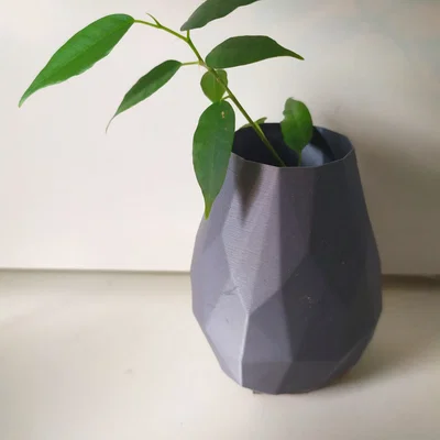 Mẫu bình hoa, chậu cây hình học tối giản in 3D (Vase)