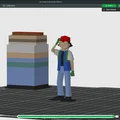 Mô hình Low Poly Ash, Misty và Brock trong Pokemon! - Thumbnail 4
