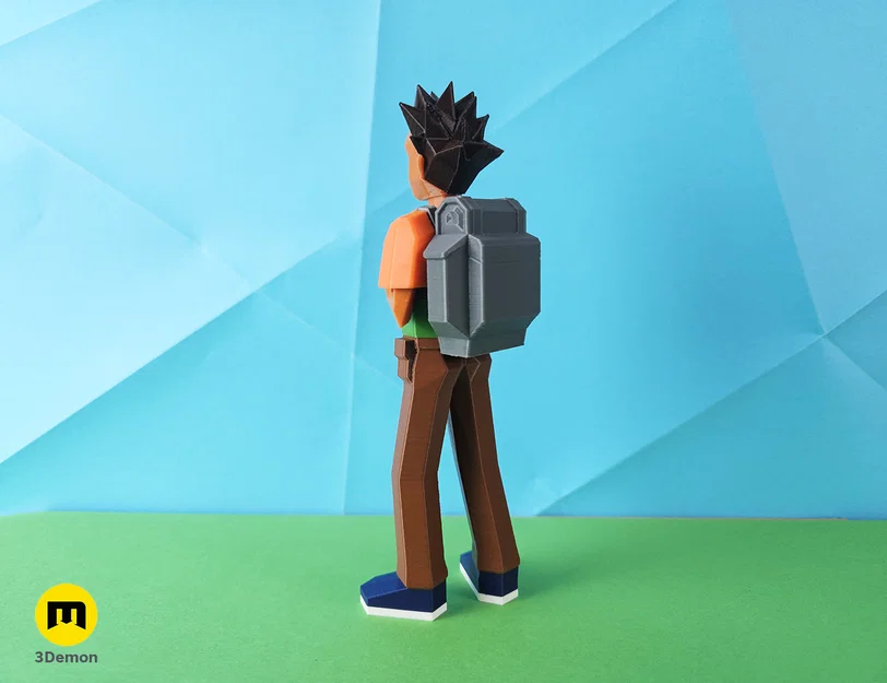 Mô hình Low Poly Ash, Misty và Brock trong Pokemon! - Image 13