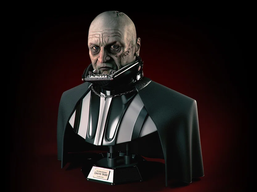 Tượng bán thân Darth Vader không đội mặt nạ (Unmasked Darth Vader Bust) - Image 9
