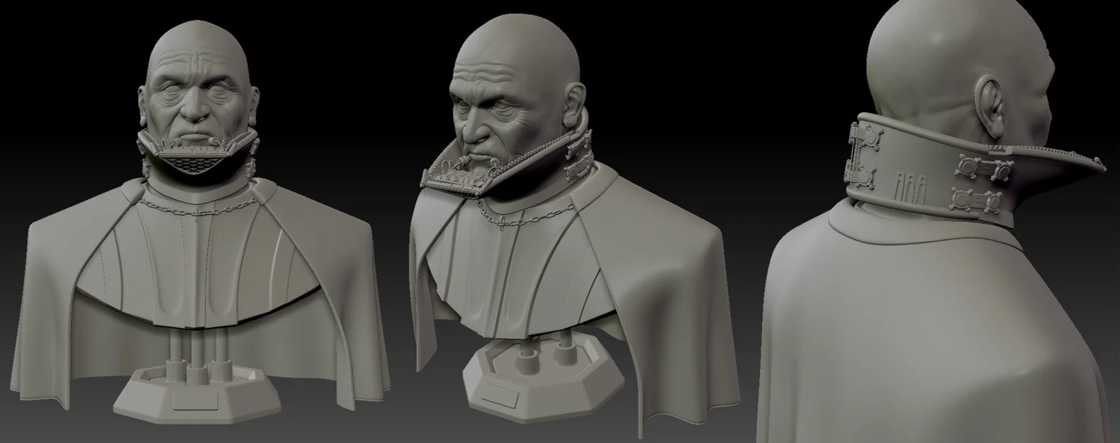 Tượng bán thân Darth Vader không đội mặt nạ (Unmasked Darth Vader Bust) - Image 10