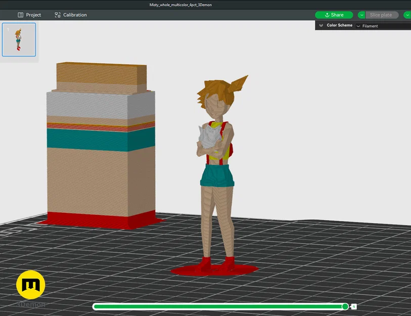 Mô hình Low Poly Ash, Misty và Brock trong Pokemon! - Image 26