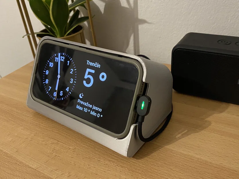 Đế sạc để bàn tinh tế cho iPhone 13 - Thiết kế in 3D tối giản - Image 1