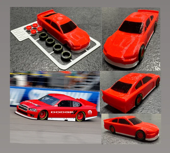 Mô hình lắp ráp 3D Dodge Charger 2013 NASCAR (Kit Card) - Image 1