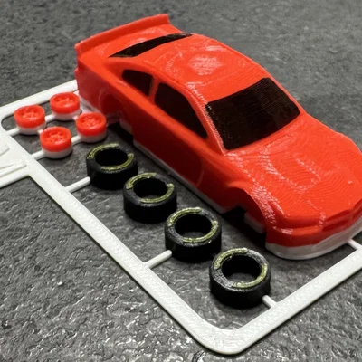 Mô hình lắp ráp 3D Dodge Charger 2013 NASCAR (Kit Card)