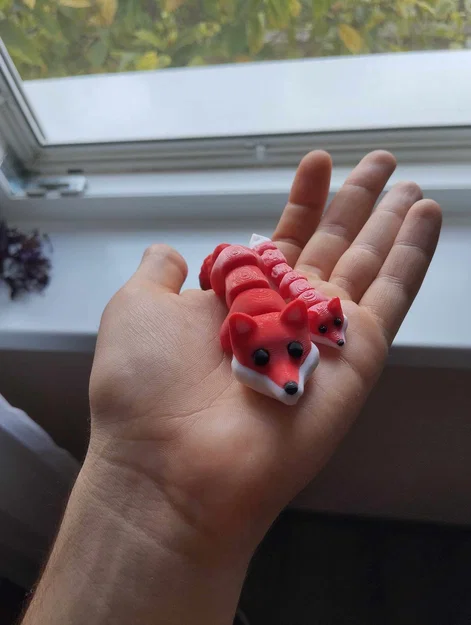 Mô hình cáo Flexi Fox linh hoạt in 3D đáng yêu cho mọi nhà - Image 1