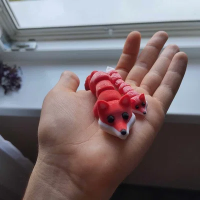 Mô hình cáo Flexi Fox linh hoạt in 3D đáng yêu cho mọi nhà