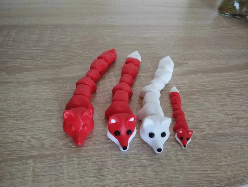 Mô hình cáo Flexi Fox linh hoạt in 3D đáng yêu cho mọi nhà - Image 2