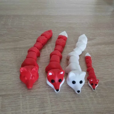 Mô hình cáo Flexi Fox linh hoạt in 3D đáng yêu cho mọi nhà