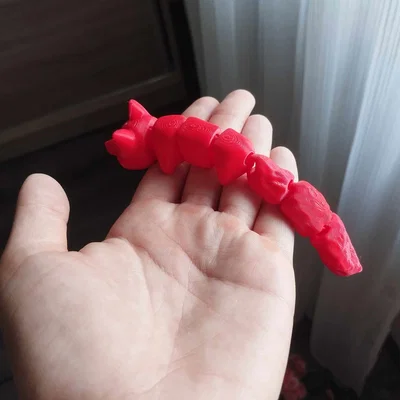 Mô hình cáo Flexi Fox linh hoạt in 3D đáng yêu cho mọi nhà