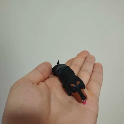 Mô hình chú chó lạp xưởng (Dachshund) linh hoạt in 3D