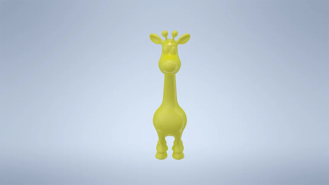 Mô hình chú hươu cao cổ (Giraffe) dễ thương trang trí bàn học - Image 1