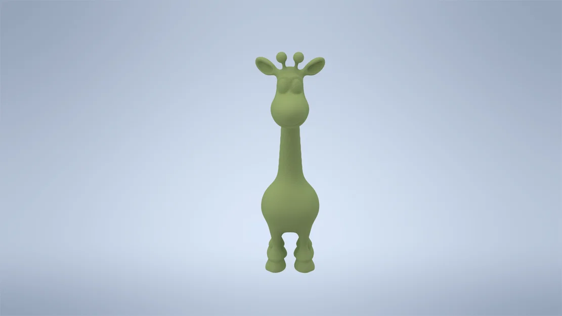 Mô hình chú hươu cao cổ (Giraffe) dễ thương trang trí bàn học - Image 2