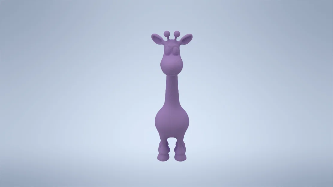 Mô hình chú hươu cao cổ (Giraffe) dễ thương trang trí bàn học - Image 3